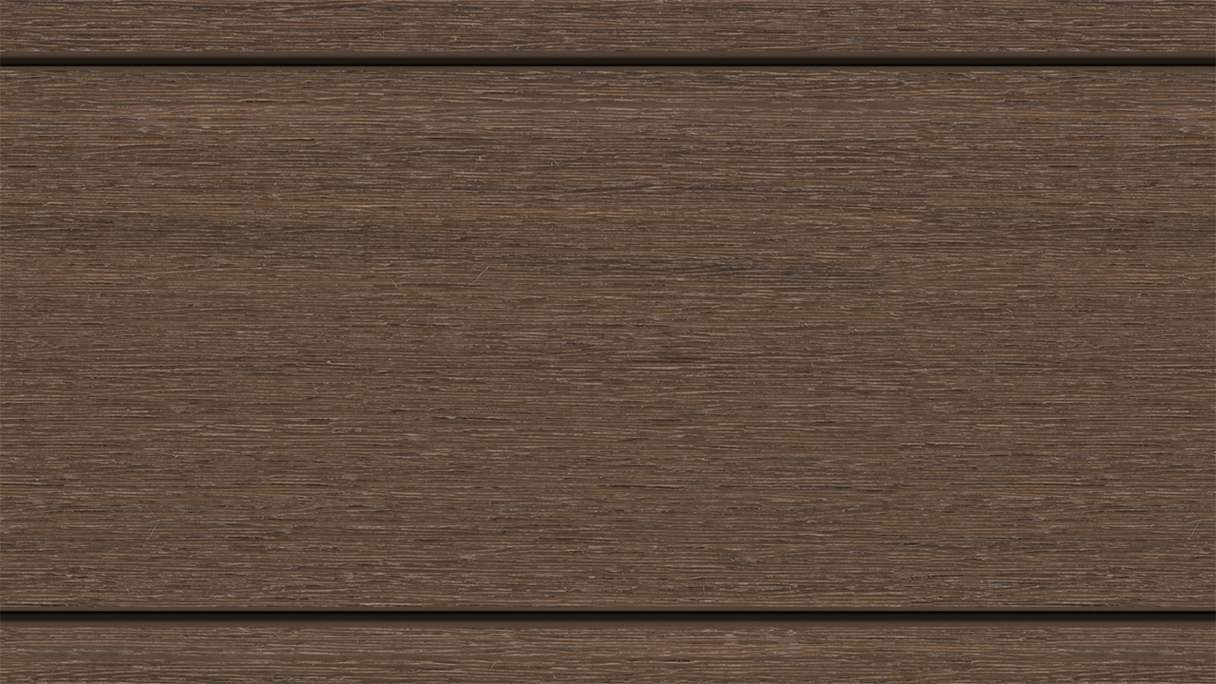 planeo MAXLine Nature - WPC CoEx coated XL decking board hollow chamber - Ipe Brown 3m textured/smooth brushed