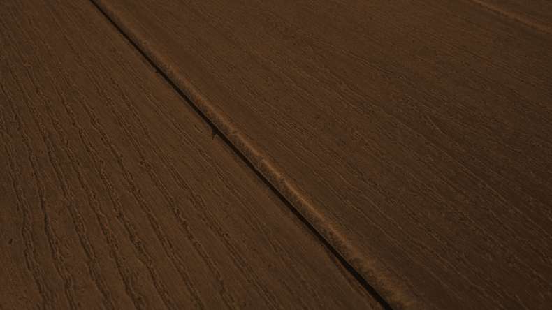 planeo TitanWood - solid plank wood structure dark brown