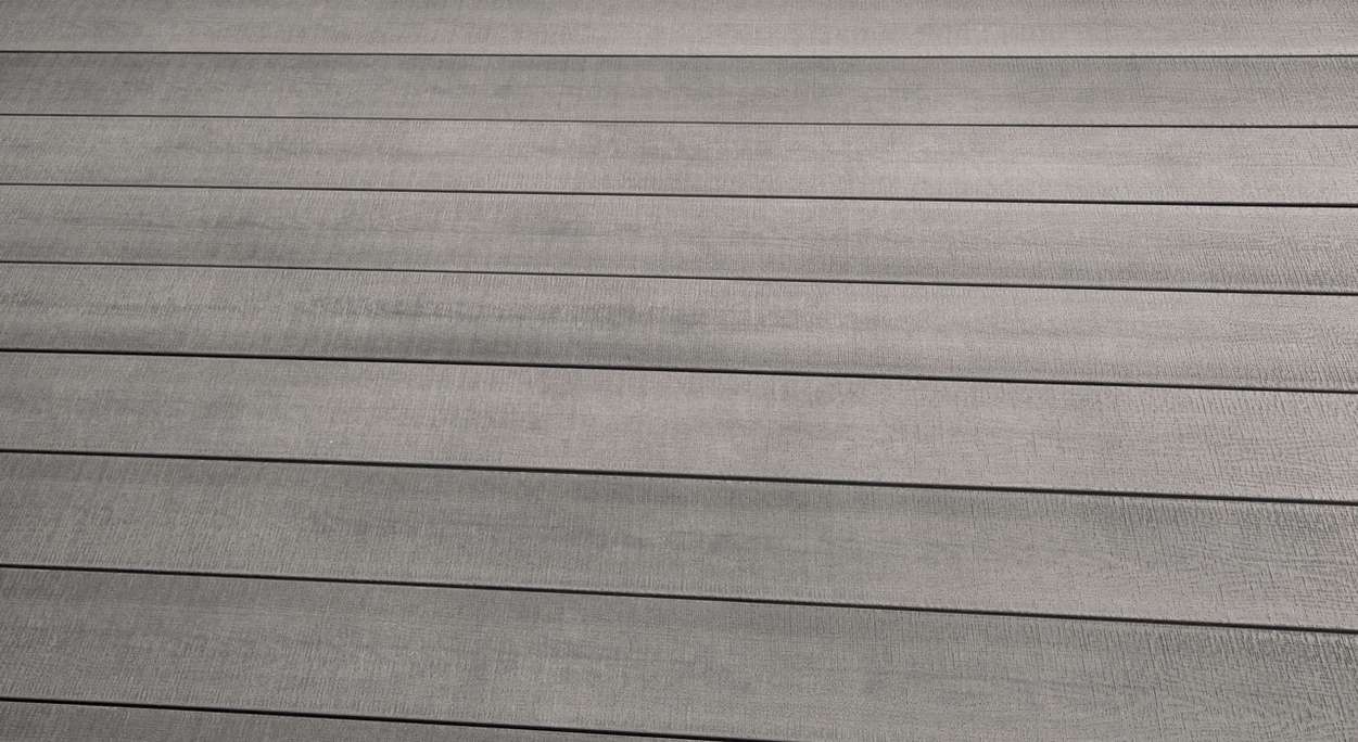 Complete set TitanWood 3m solid plank wood structure light grey 42.3m² incl. aluminium-UK