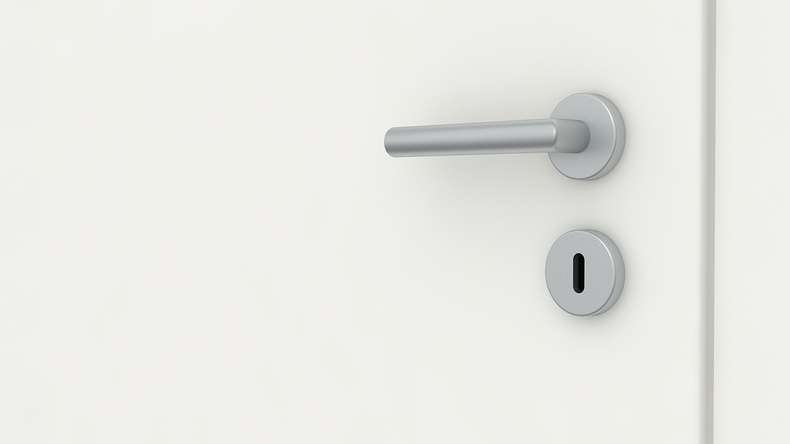 planeo interior door VELA Calma White 9010 Round edge | SMH - 2110 x 610|735|860|985 mm