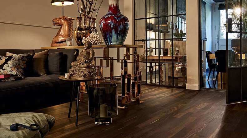 MEISTER Parquet Flooring - Longlife PC 200 Oak lively heart smoked (500009-2400200-09034)