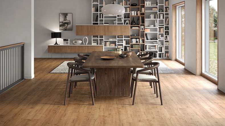 planeo Click Vinyl - Rigid Oak Natural Brown | Synchronised embossing (DF-67501)