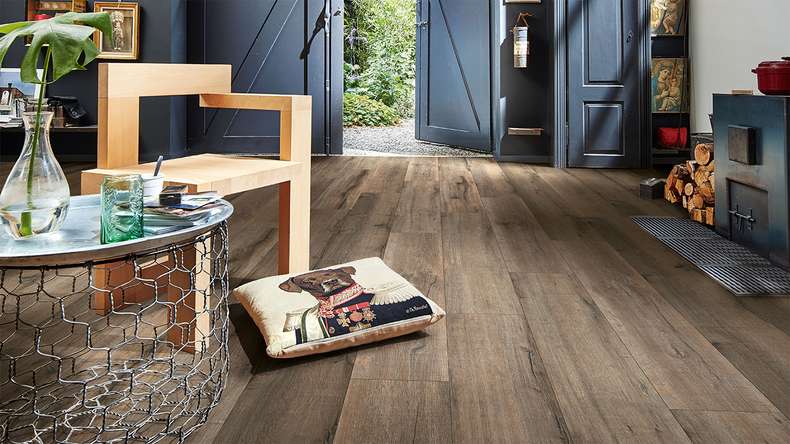 MEISTER design flooring MeisterDesign. next DD 500 S - 06986 Old wood oak clay grey | Impact sound insulation integrated (400054-1287220-06986)