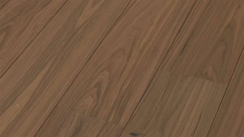 MEISTER Lindura wood flooring HD 400 - 08912 American walnut vivid ultra matt lacquered 2200 x 270 x 11 mm (500214-2200270-08912)