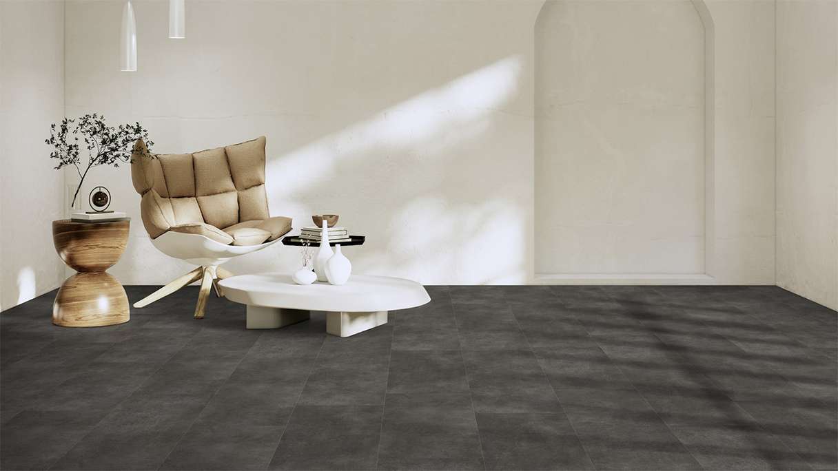 Gerflor click Vinyl - Virtuo 30 Rigid Acoustic Latina Dark | integrated impact sound insulation (39100992)