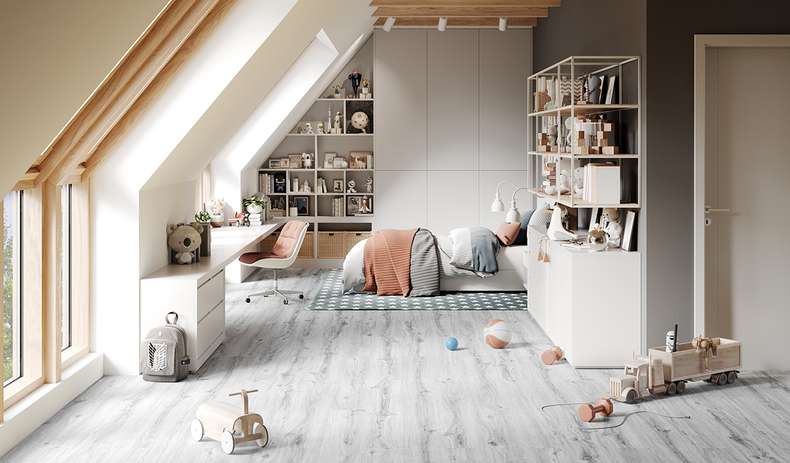 planeo Click Vinyl - Rigid Ice Oak 5G | Made in Germany (100P1007-N)