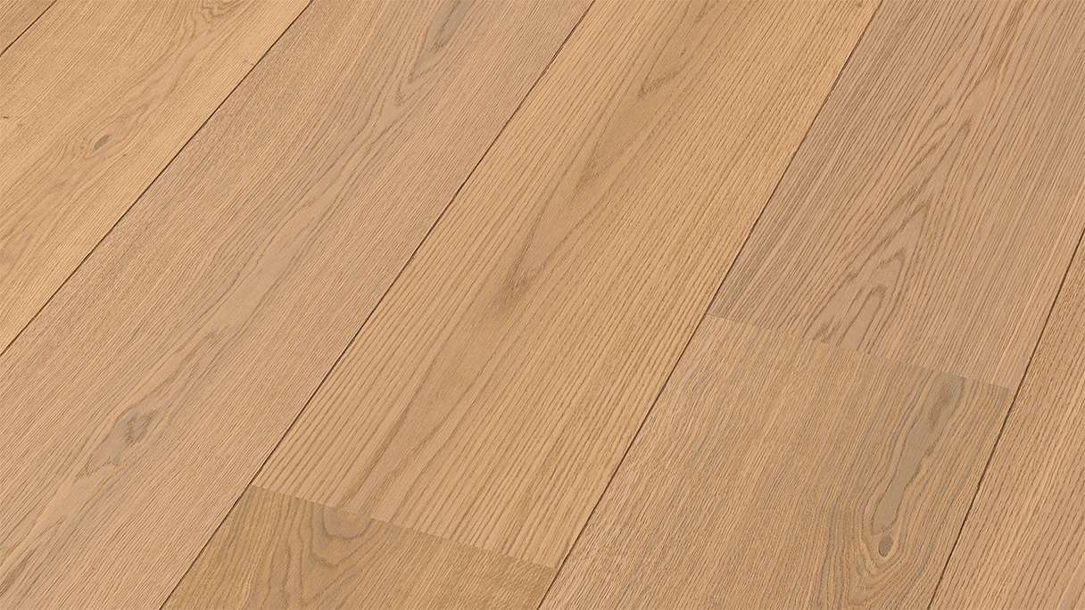 MEISTER Lindura wood flooring HD 400 - 08918 Oak natural light ultra matt lacquered 2200 x 205 x 11 mm (500214-2200205-08918)