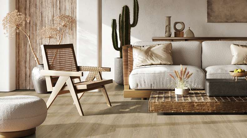 Gerflor Klick Vinyl - Senso Premium Rigid Acoustic Meadow spring honey | Impact sound insulation integrated (39471507)