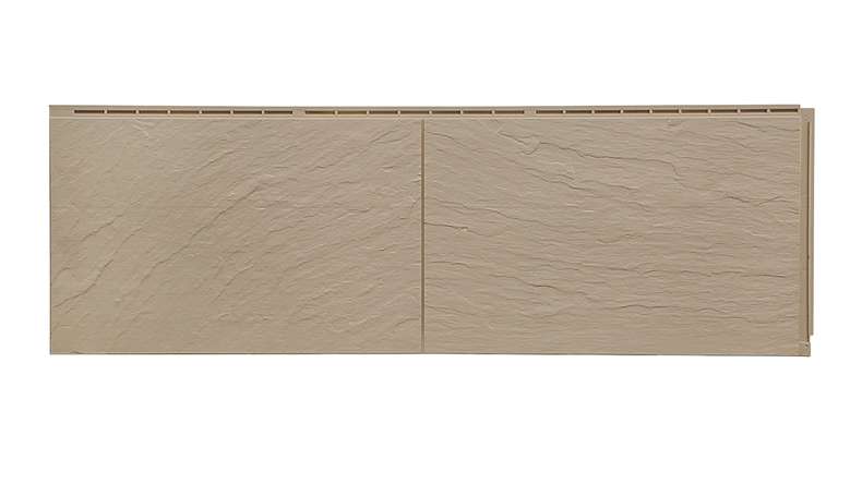 Zierer facade panel slate look SS1 - 1115 x 359 mm grey beige made of GRP
