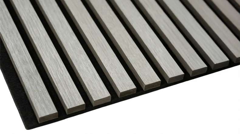 planeo acoustic panels - Wood Grey/Black 60x60 cm