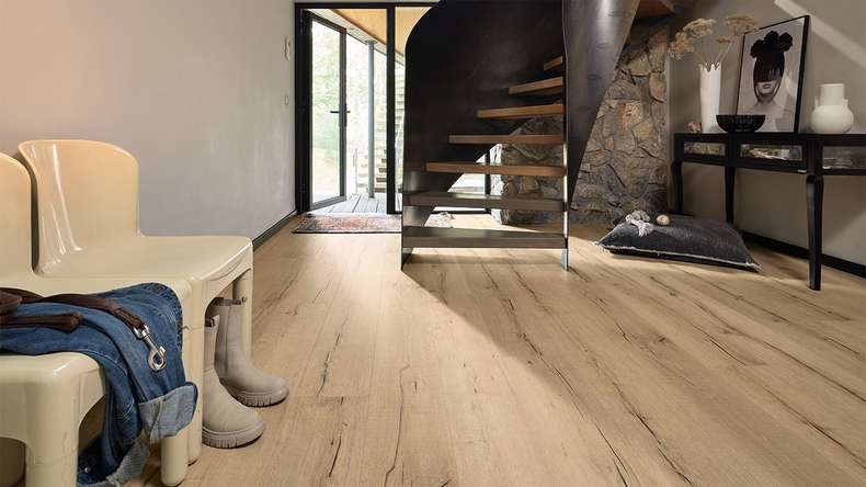 MEISTER design flooring MeisterDesign. next DL 500 S - 07139 Light reclaimed oak | integrated footfall sound insulation (400055-2052220-07139)