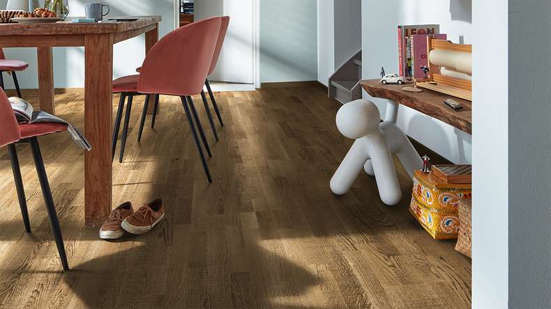 MEISTER Parquet Flooring - Longlife PC 200 Oak lively olive gray vintage (500009-2400200-09040)