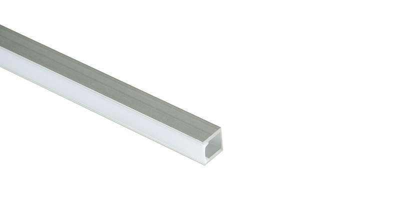 LED aluminium profile 17×17,5×2500 aluminium / plastic