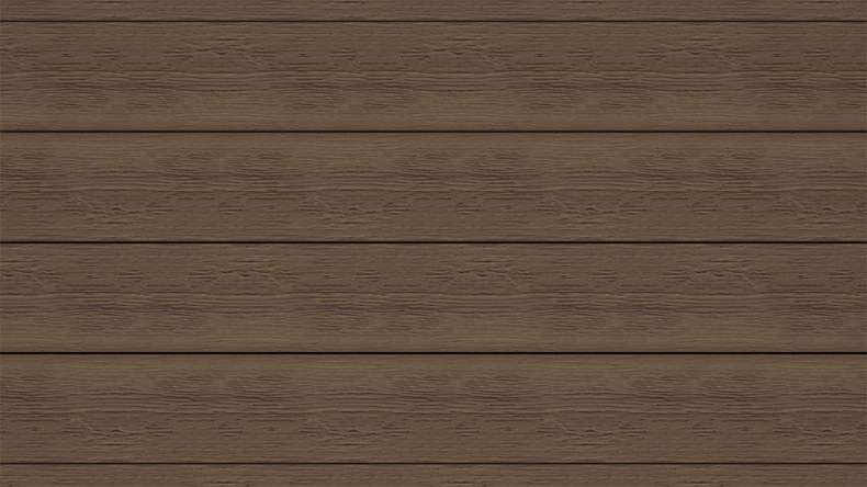planeo ANTIKWoodline – WPC CoEx-coated decking board, lightweight composite profile – Ipe Brown 3m – rustic/smooth brushed