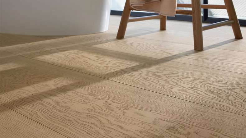 MEISTER Lindura wood flooring HD 400 - 20224 Oak natural sand grey ultra matt lacquered 2200 x 270 x 11 mm (500214-2200270-20224)