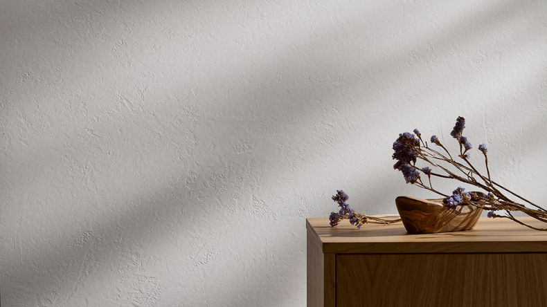 planeo SPC wall cladding – CeraRock Tile Concrete White XL 280 x 117.5 cm