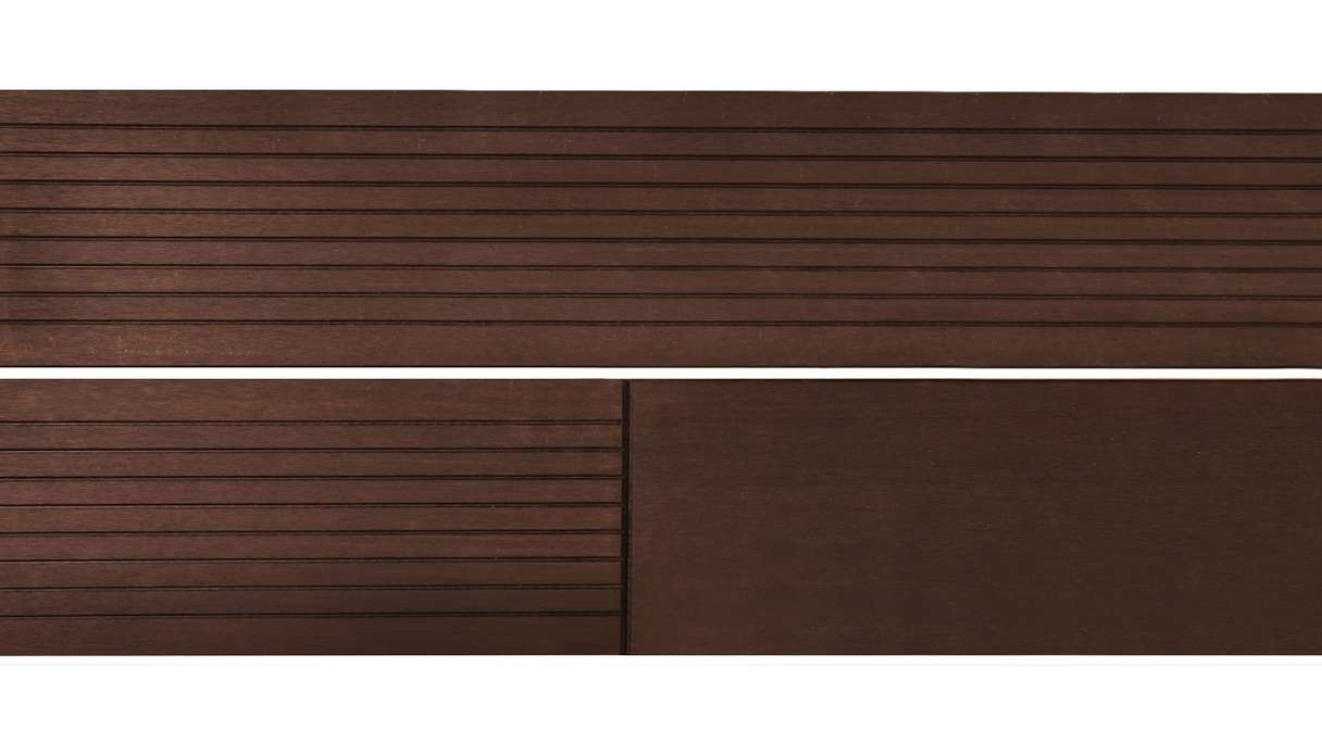planeo wooden terrace - bamboo dark - smooth/grooved