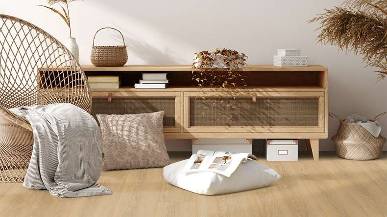 Gerflor click Vinyl - Virtuo 30 Rigid Acoustic EIR Bohem Honey | integrated impact sound insulation (39111458)