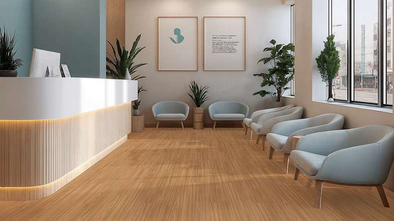 Gerflor adhesive vinyl - Creation 55 Linear Wood Nature