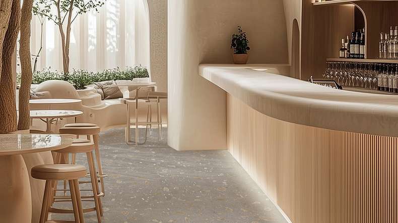 Gerflor adhesive vinyl - Creation 70 Stony Cream