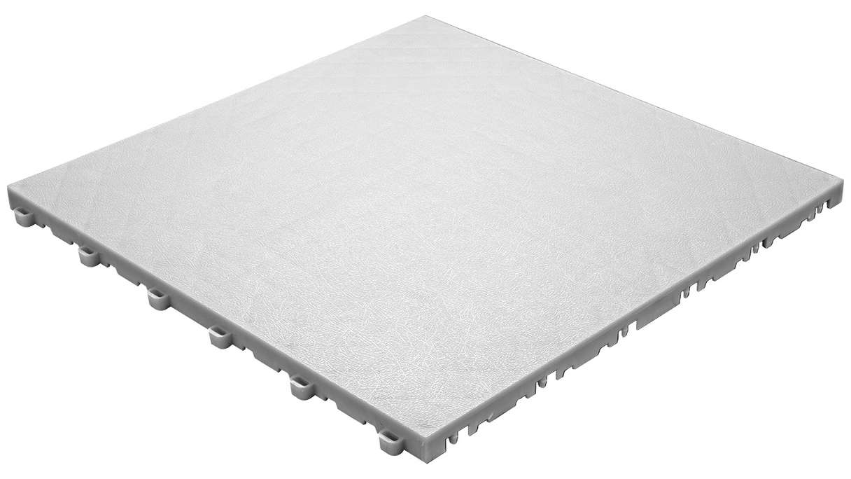 planeo click tile Floor - white-aluminium