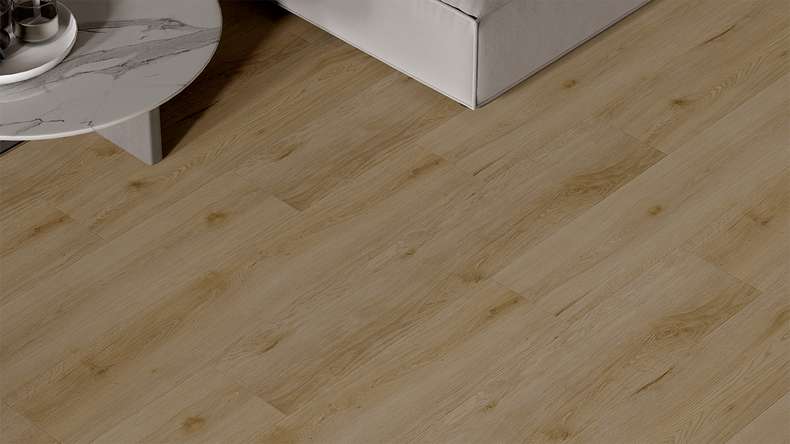 planeo Rigid Click Vinyl - HOMEtec Pro 50 IXPE Warm Sand Oak | Impact sound insulation integrated (RP-E50-5)