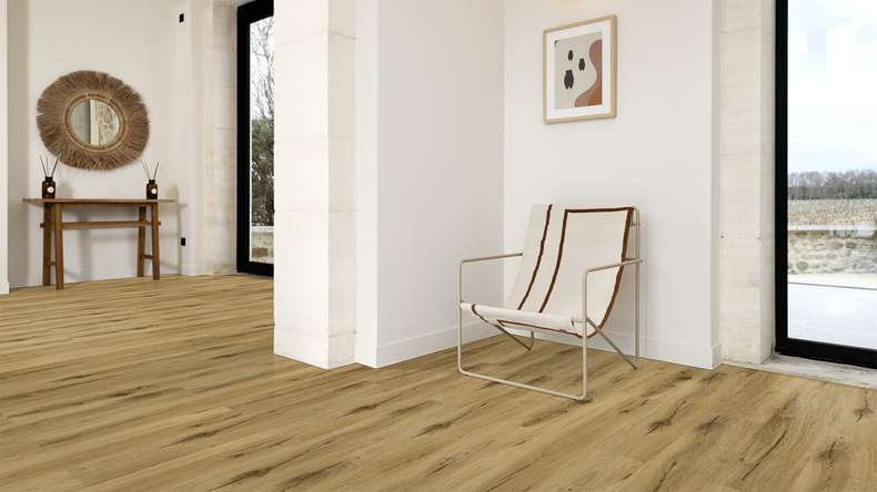 Gerflor Klick Vinyl - Senso Premium Rigid Acoustic Bambi fauve | Impact sound insulation integrated (40441629)