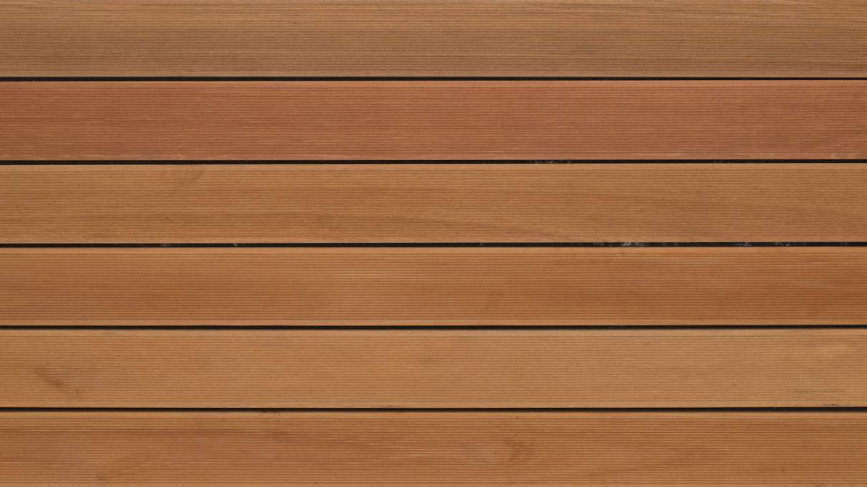 TerraWood wooden decking Bangkirai 25 x 145mm - grooved/fluted