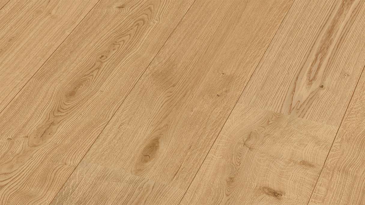 MEISTER Lindura wood flooring HD 400 - 08902 Oak authentic pure natural oiled 2200 x 270 x 11 mm (500213-2200270-08902)