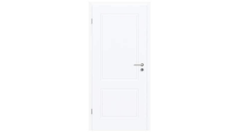 planeo design interior door PUREA Essence 2 white lacquer 9003 design edge | lacquered - 1985 x 610|735|860|985 mm