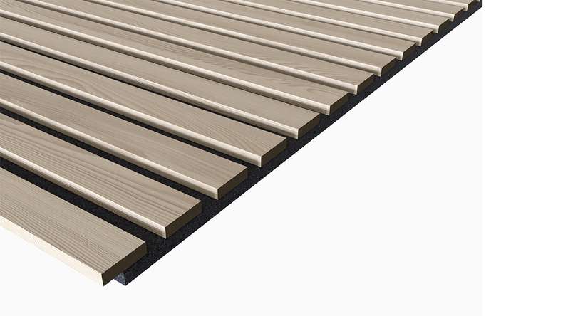 planeo acoustic panels - light oak - 2400 x 525 x 18mm (PU-A-00)