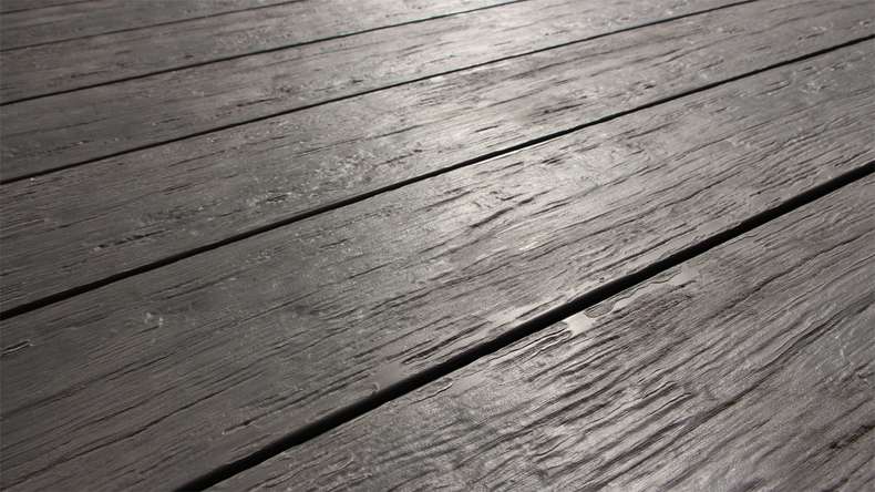 planeo TitanWood - solid plank light-grey antique aged/brushed