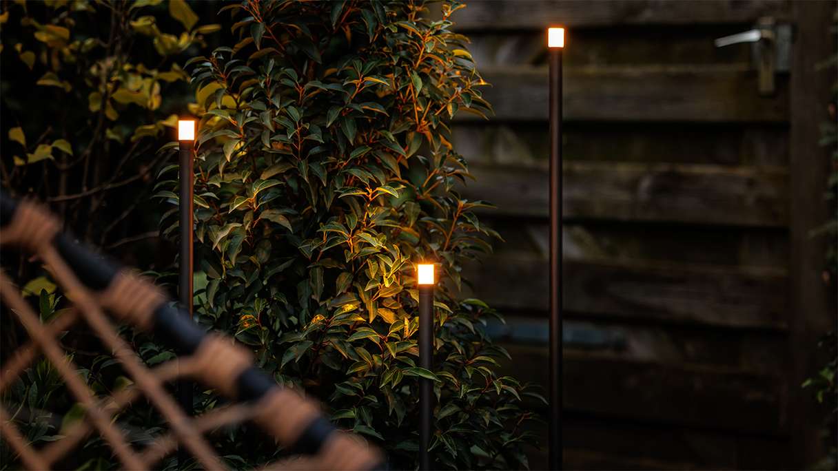 planeo garden lighting 12V - LED pedestal light Erba 3 Set - 1W 100 Lumen