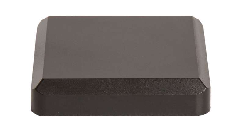 planeo prefabricated fence post incl. cap - anthracite 7 x 7 x 240 cm - set in concrete