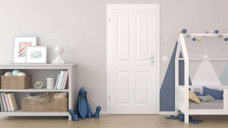 planeo country house interior door PUREA Casa 4 white lacquer 9003 design edge | lacquered - 1985 x 610|735|860|985 mm