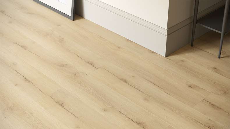 planeo Rigid Click Vinyl - GRANDline Sunlit Oak | Impact sound insulation integrated (NF-Gl-553-N)