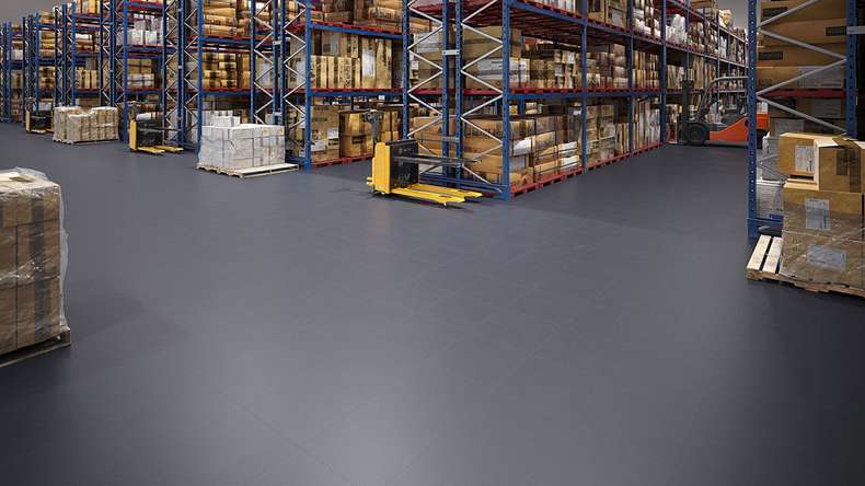 Gerflor garage flooring – R-Tile 7015 Dark Grey (39577015)