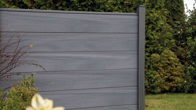 planeo Solid Grande - single profile standard stone grey co-ex