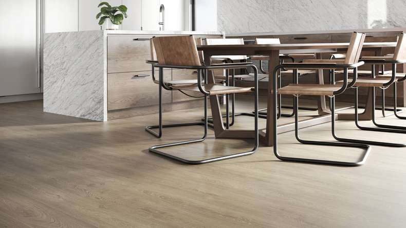 SKAVA rigid click vinyl - Home Calm Oak | integrated impact sound insulation (LO-1115)