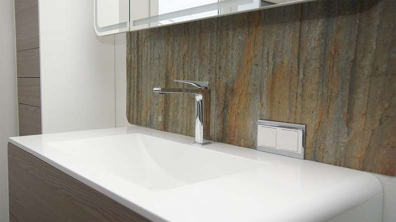planeo EVOLITH EasyFix - Natural stone wall panelling Oxide Wood 600 x 300 mm - 6pcs.