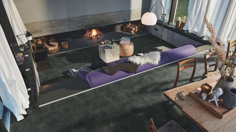 MEISTER Laminate - MeisterDesign LB 150 Black Rock 07136 | Made in Germany (600003-0857398-07136)