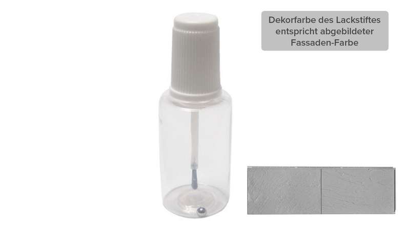 Zierer Lacquer Bottle with Brush Applicator - Signal Grey