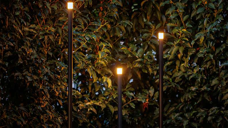 planeo garden lighting 12V - LED pedestal light Erba 3 Set - 1W 100 Lumen