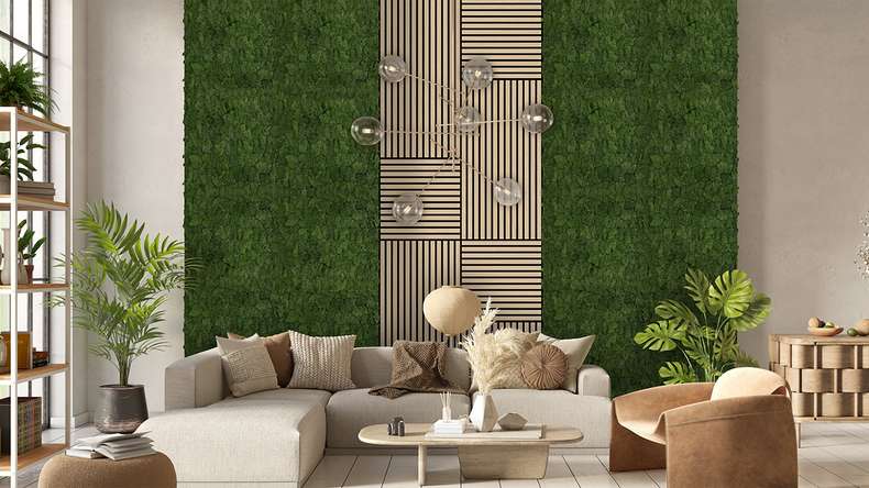 planeo acoustic panel - MixWall Timber Touch Flare Oak 52 x 52 cm | real wood veneer (PLMW-00011A)