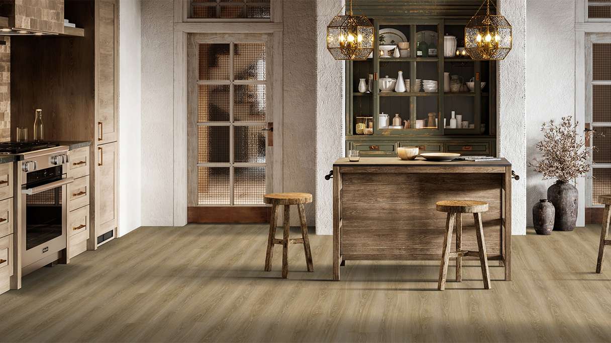 Gerflor Klick Vinyl - Senso Premium Rigid Acoustic Meadow spring honey | Impact sound insulation integrated (39471507)