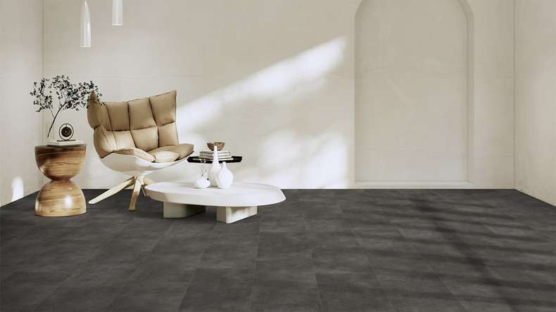 Gerflor click Vinyl - Virtuo 55 Rigid Acoustic Latina Dark | integrated impact sound insulation (39070992)