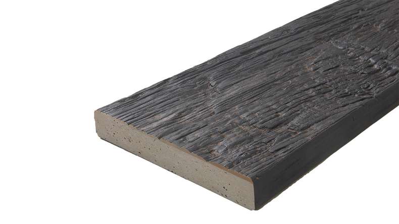 planeo Antica PureBoard solid decking - Black Oak 3.6m textured