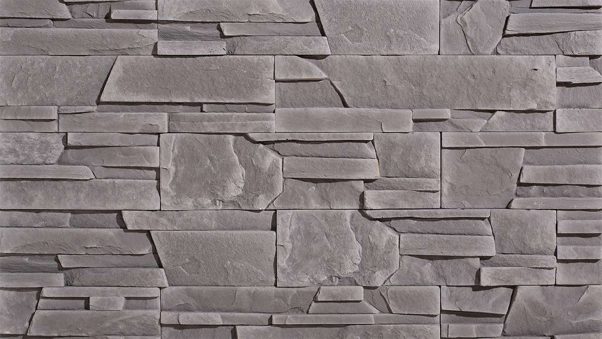 planeo StoneWall Solid stone slips - slate