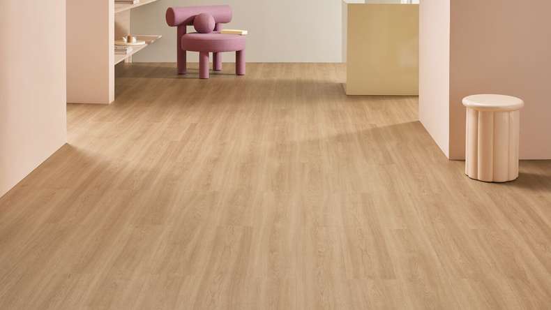 planeo self-adhesive vinyl – SilentIQ Wood 2-in-1 Rovenza | Integrated impact sound insulation (F-DW-SIQ-7035)