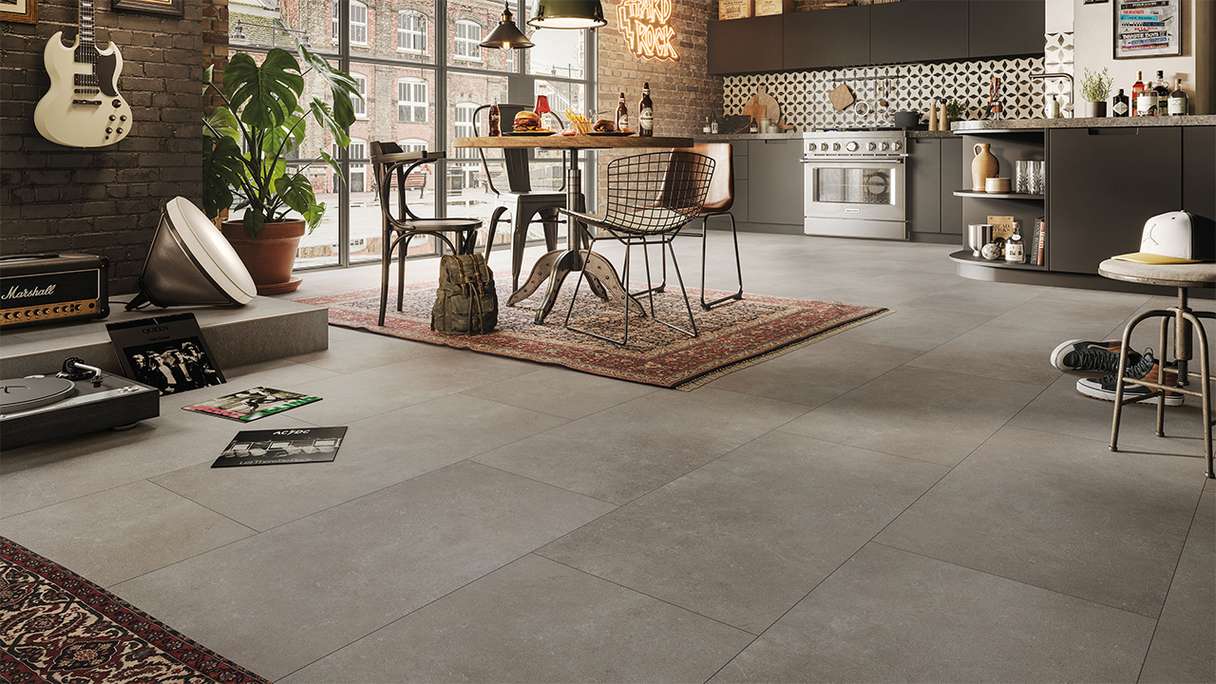 MEISTER design flooring dryback vinyl DB 155 - 20212 Industrial rock stone pore structure (400058-0914457-20212)